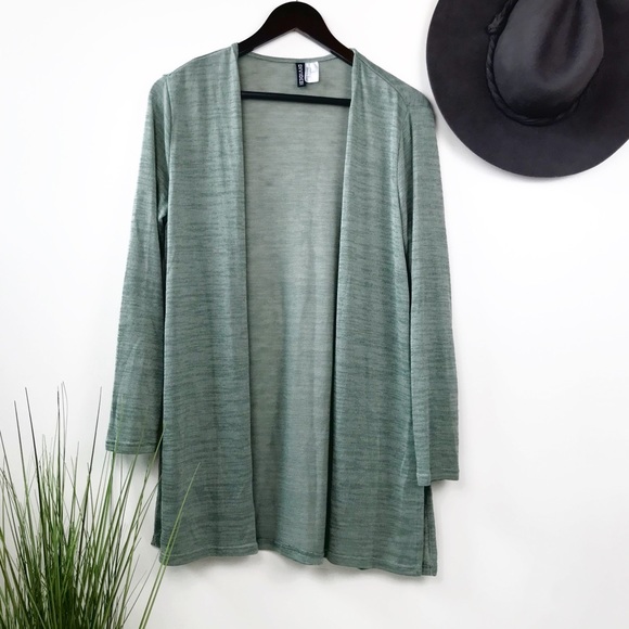 H&m sage green cardigan Clearance